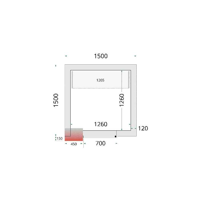 Panneaux de chambre froide 120 mm_0