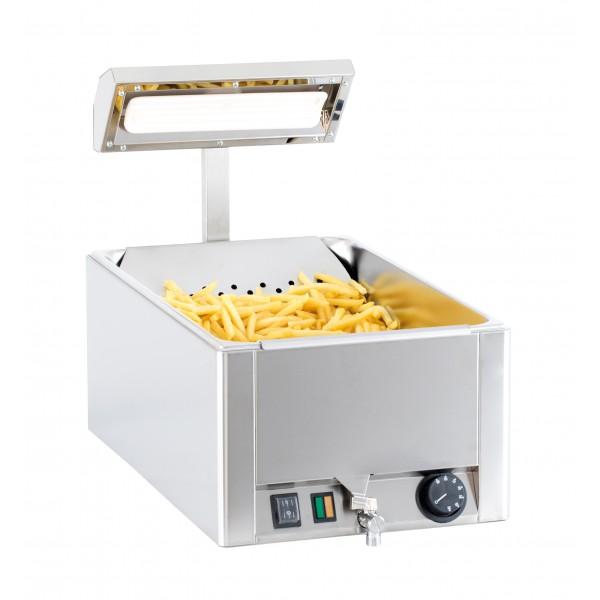 Chauffe frites GN1/1 céramique en inox AISI 310, 1200 W_0