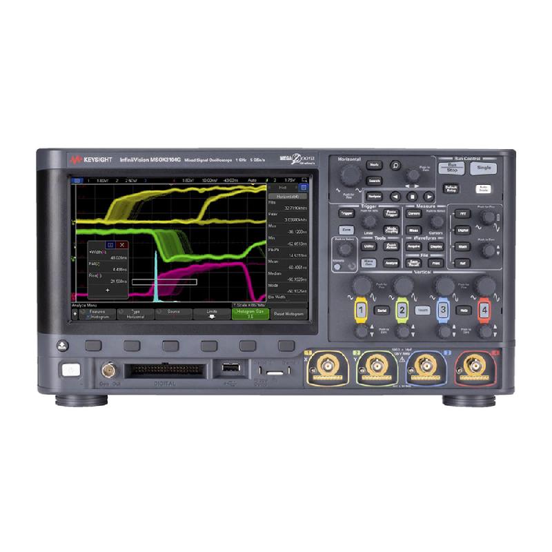 DSOX3014G | Oscilloscope numérique 4 voies 100 MHz, mémoire 2 MPts, 8 bits, écran tactile 8.5''_0