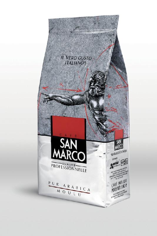SAN MARCO Café moulu extra fin 100% Arabica - Intensité 7 - Paquet 1kg_0