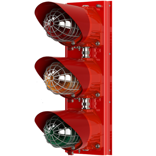 Feu routier atex led haute puissance - IP66 - GNEXP3LRLVLO230_0