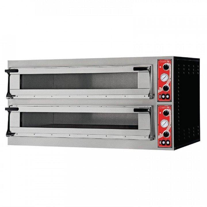 Four inox 2 chambres de 3 pizzas (Ø)350 mm, 12 000 W, 400 V - TRI_0