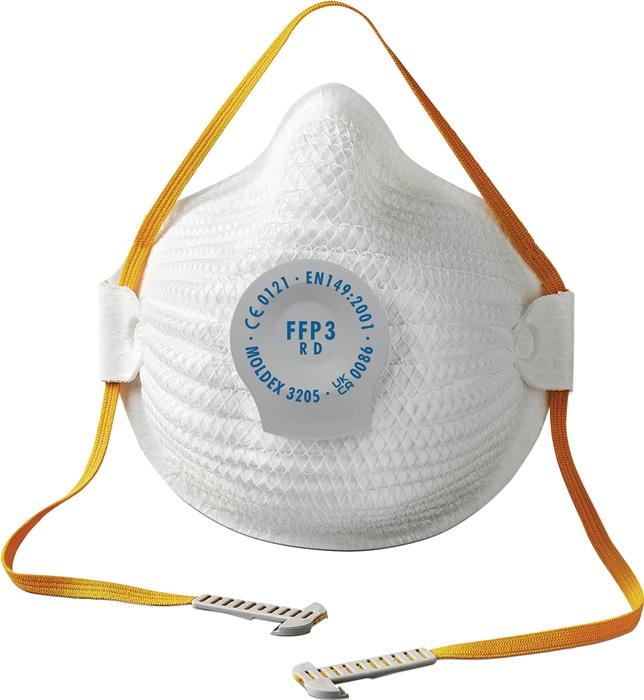 Masque de protection respiratoire AIR 320501 FFP3 NR D avec soupape d'expiration pliable M / L 10pcs/carton MOLDEX_0