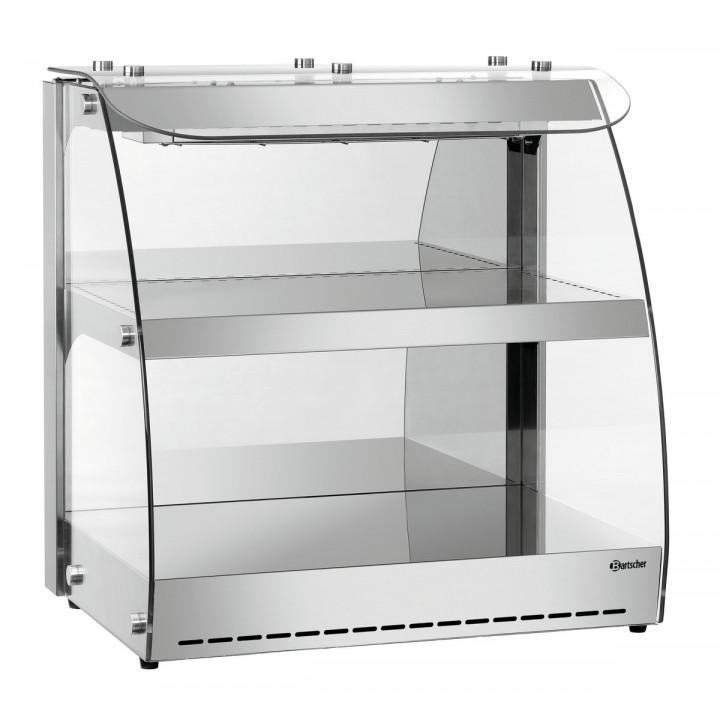 Vitrine inox chauffante 104 Litres, 2 niveaux, 560 W, 220 V - MONO_0