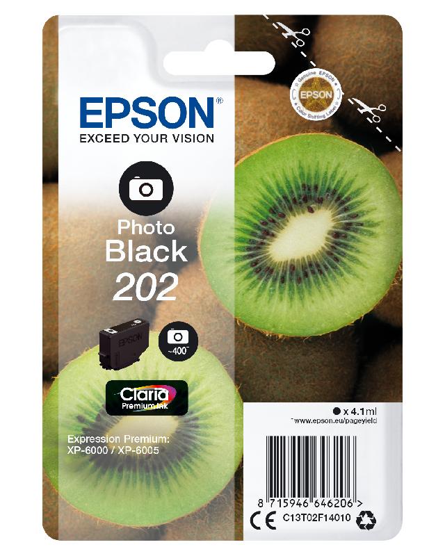 Epson Kiwi Singlepack Photo Black 202 Claria Premium Ink_0
