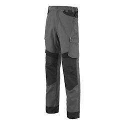 Lafont - Pantalon de travail avec poches volantes ROTOR Gris / Noir Taille 48 - 48 gris 3609705782906_0