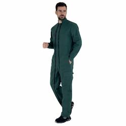 Lafont - Combinaison de travail mixte PYROP polyester majoritaire Vert Bouteille Taille L - L vert 3609705821599_0