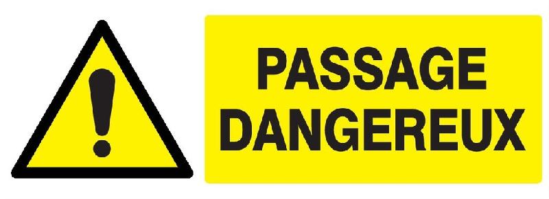 Panneaux rigides 330x75 mm dangers - PNGPSC-TL08/DPSD_0
