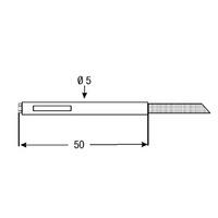 Capteur miniature capacitif de mesure de température et d'humidité Ø 5 mm L = 50 mm - Référence : FHA646R_0