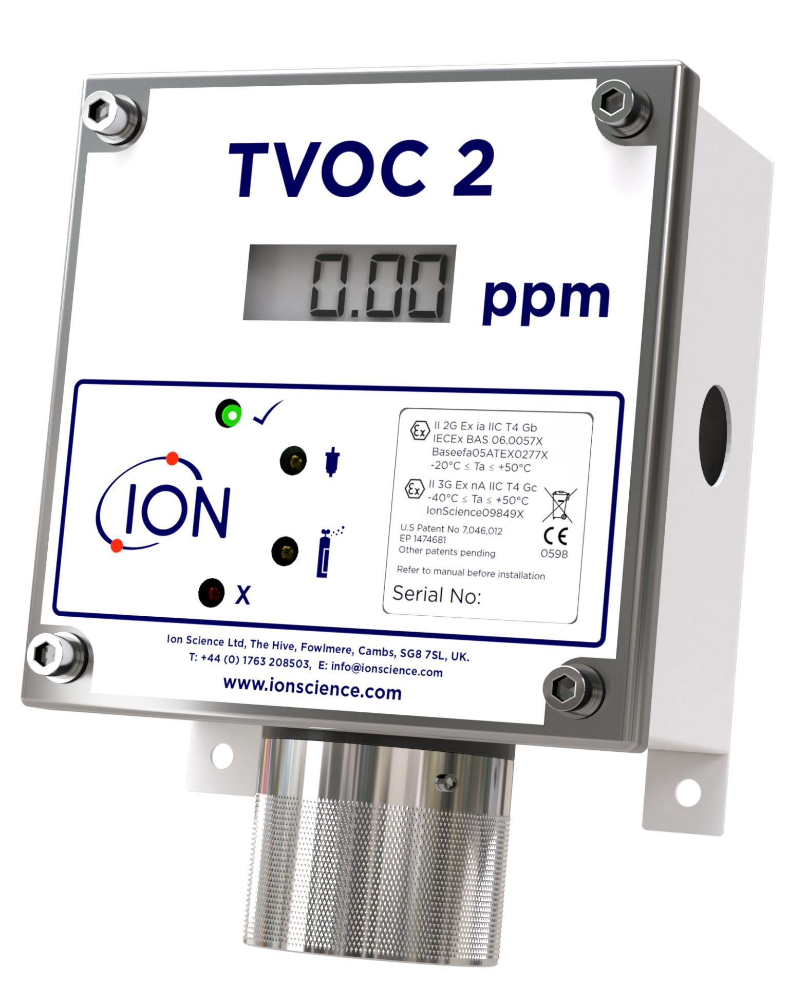 Détecteur PID fixe modèle TVOC pour le suivi des Composés Organiques Volatiles_0