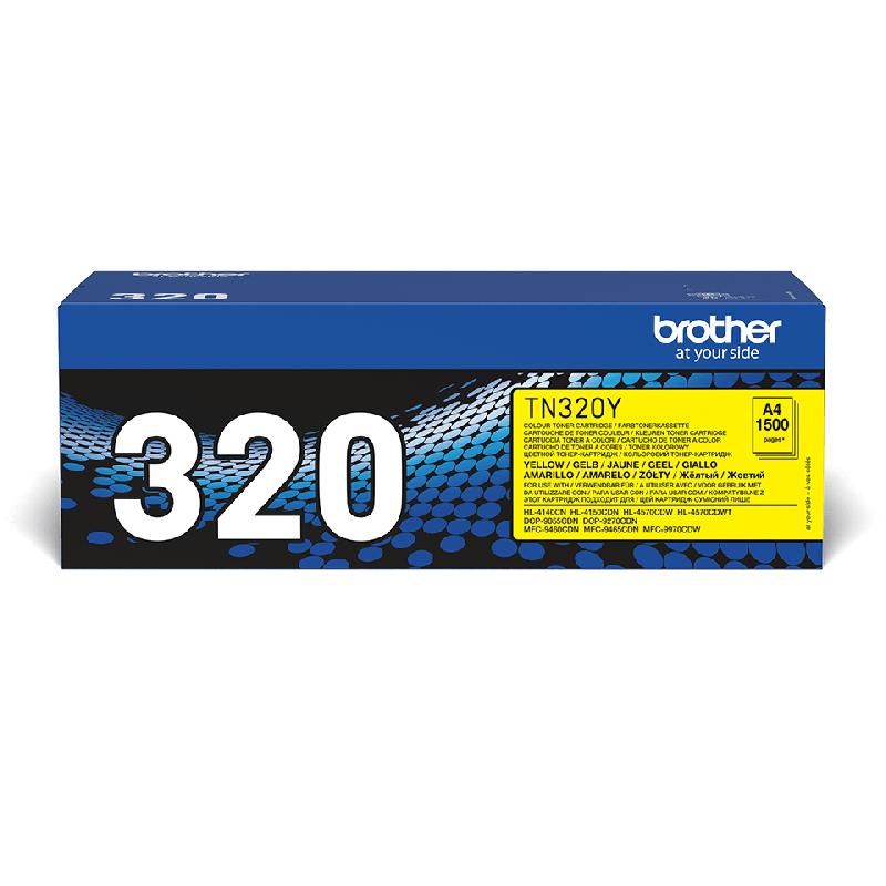 Brother TN-320Y - Cartouche de toner originale – Jaune_0