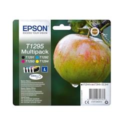Epson T1295 Pack de 4 cartouches d'encre ORIGINALE - C13T12954012 - multicolore 000000170015441195_0