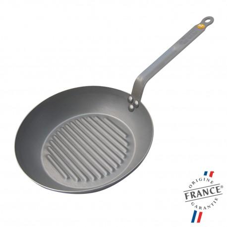 Poêle Ronde Grill Mineral B Element De Buyer | BRIGADE | Hellopro