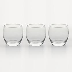 TABLE PASSION lot de 3 verres gobelet forme basse barrel 34cl Rond Barrel Transparent Verre 8 cm x8cm PASABAHCE - BM111184_0