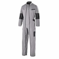 Cepovett - Combinaison de travail 2 Zip polyester majoritaire Facity Gris Clair / Noir Taille 2XL - XXL gris 3184378513236_0