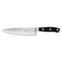 Sabatier Trompette Carbon - Couteau de chef 16 cm martelé avec protection de lame - noir inox 7437751_0