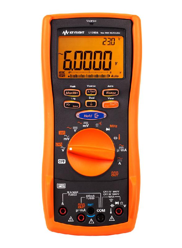 U1282A | Multimètre numérique portable TRMS AC+DC, 60 000 points, avec détection de tension sans contact_0