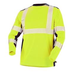 Cepovett - Tee-Shirt manches longues Fluo Safe Jaune / Bleu Foncé Taille 3XL - XXXL 3603623484584_0