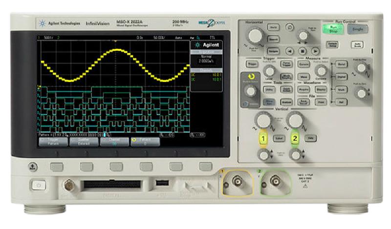 MSOX3052A | Oscilloscope numérique mixte 2 voies 500 MHz, 2 Géch/s, mémoire 2 MPts +16 voies logiques_0