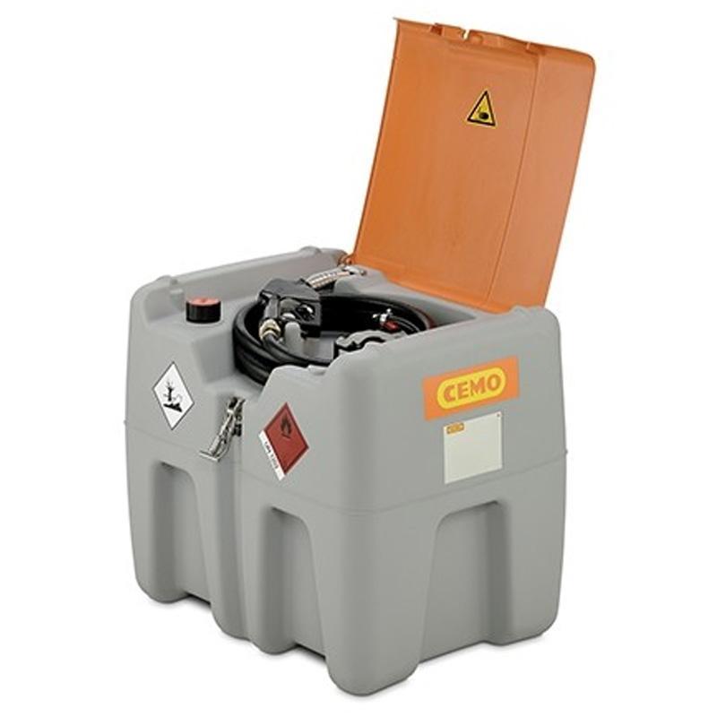 Station de ravitaillement Easy Mobil 210 litres - Pompe CENTRI SP30 12 V - Avec capot - CEMO - 11109_0