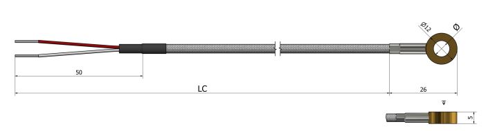 Thermistance de surface Anneau - HS03_0