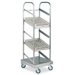 Chariot en Inox pour Paniers à Verres - Distform - 698142653347_0