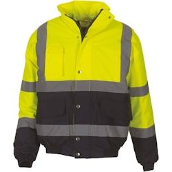 Blouson de travail bicolore haute visibilité YOKO jaune|marine T.S Yoko - S polyester 6933883209441_0