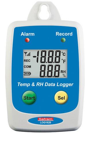 Datalogger température interne et humidité, seuils et afficheur lcd - SEFLOG1620_0