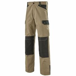 Cepovett - Pantalon de travail KARGO PRO Beige / Noir Taille M - M beige 3184378471697_0