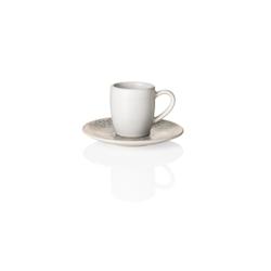 Set espresso et soucoupe ROCKZZERO, 80 ml, Lot 6 , iris, grès - Was Germany - 4044925139434_0