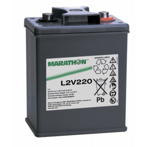 Batterie exide MARATHON L2V220 2v 220ah_0