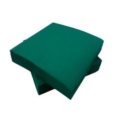 Serviettes de table airlaid - couleur vert foncé  - 40 x 40 cm - x 50 - DSTOCK60 - 03701431316780_0
