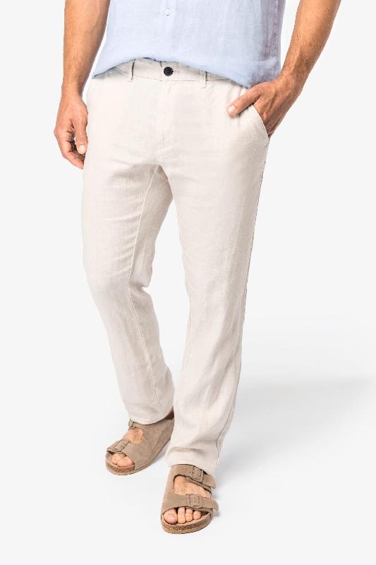 Pantalon en lin homme  -  Réf: NS710_0