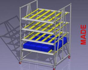 Systeme modulaire de profiles tubulaires en aluminium_0