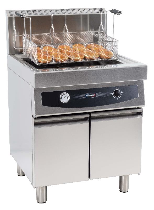 Friteuse à beignets gaz avec soubassement 35 litres_0