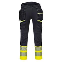 Portwest - Pantalon de travail holster haute visibilité de Classe 1 DX4 Noir / Jaune Taille 44 - 34 jaune DX445YBR34_0