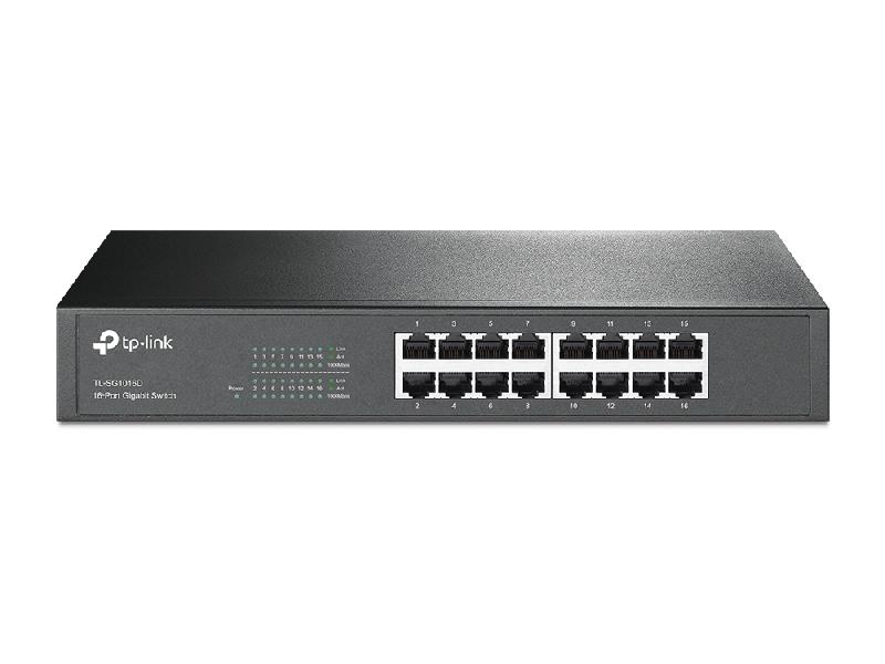 TP-Link TL-SG1016D commutateur réseau Non-géré L2 Gigabit Ethernet (10/100/1000) Noir_0