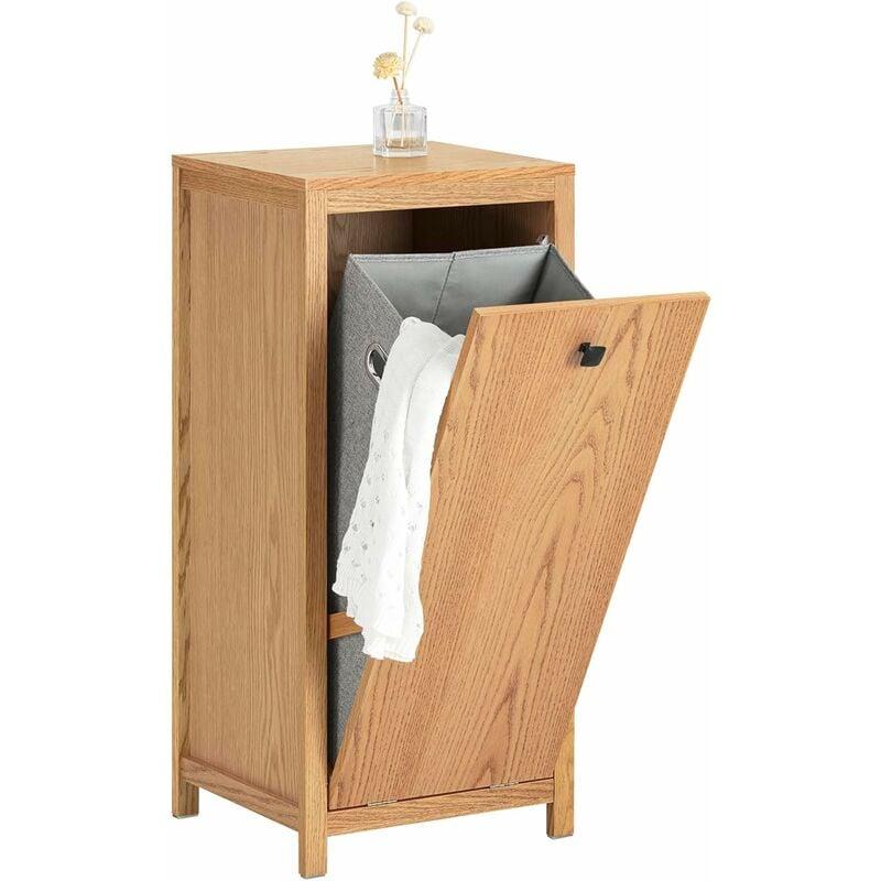 Sobuy bzr66-w armoire à linge avec bac à linge pliable meuble bas