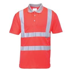 Portwest - Polo manches courtes HV Rouge Taille S - S 5036108201129_0