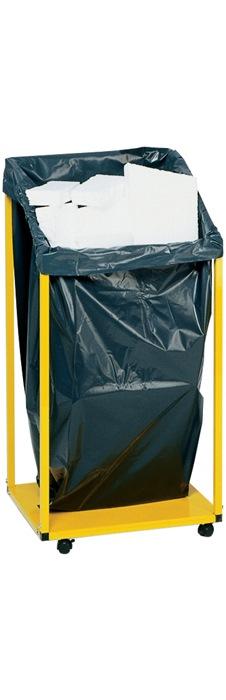 Sac en plastique 400 l LD-PE gris 100 µm l.650/550xL1600 mm 50 pièces/carton_0