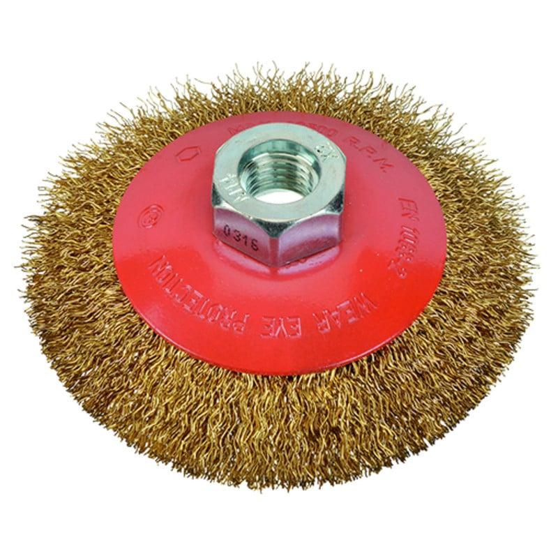 Brosse Conique D Fil Ondule Meuleuse Angle Roebuck