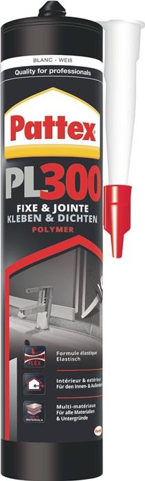 Colle de montage Flextec PL 300 blanc 410 g cartouche PATTEX_0