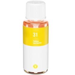 Generique HP 31 Bouteille d'encre jaune COMPATIBLE - Remplace 1VU28AE - HI-31YL_0