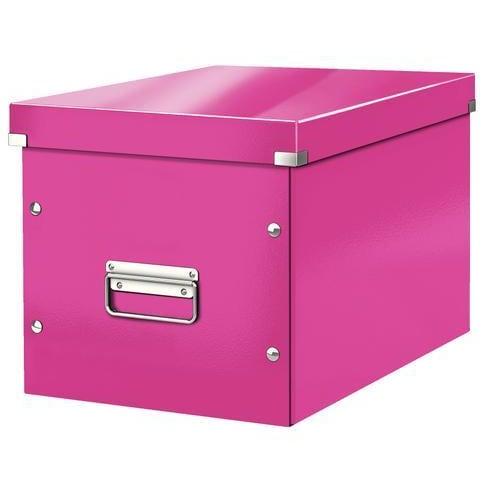 Leitz boîte click&store cube format l. Coloris rose_0