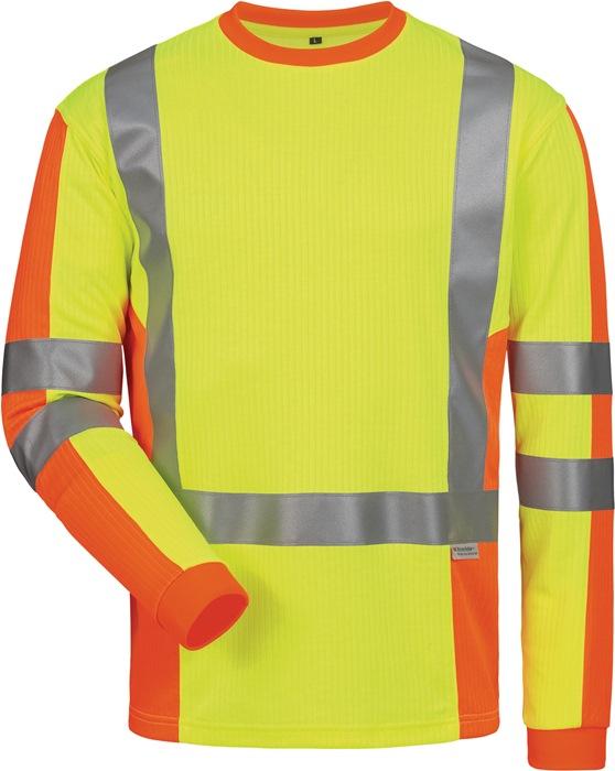 T-shirt manch. Long. Anti-UV/haute visi. Drachten taille XXXL jaune/orange ELYSEE_0