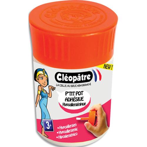 Cleopatre p'tit pot de colle adhésive hypoallergénique 50 gr avec pinceau intégré_0