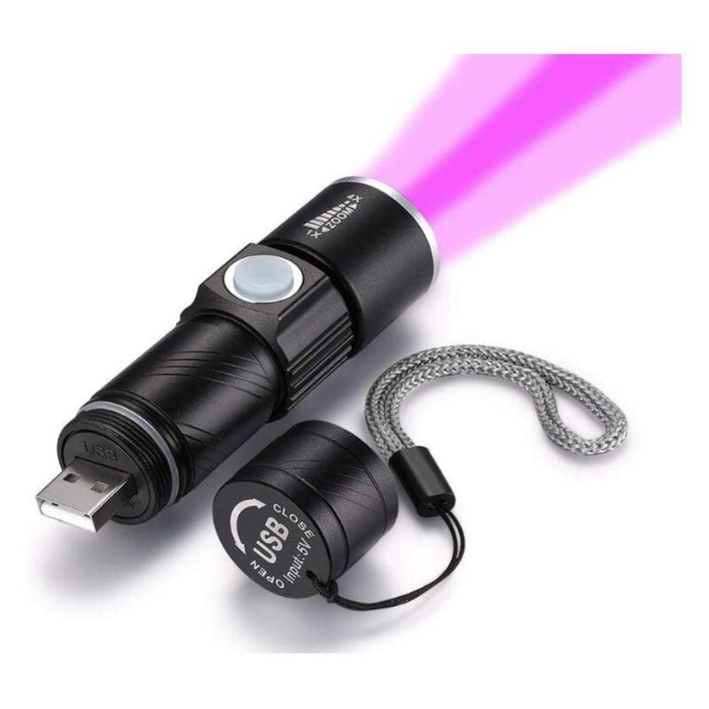 Lampe de poche ultraviolette UV Torch, 21 LED Blacklight UV Flashlight  Torch, Lampe torche portable pour détecteur d'urine pour animaux de  compagnie, Trouver des taches : : Bricolage