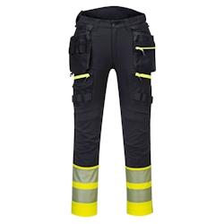 Portwest - Pantalon de travail holster haute visibilité de Classe 1 DX4 Noir / Jaune Taille 48 - 38 jaune DX445YBR38_0
