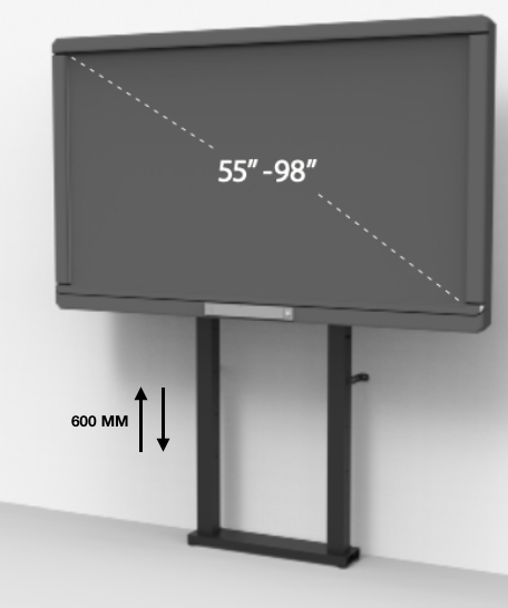 Support sol/mur fixe FLEX_W de 55 à 98'' - Dimasa - pour écrans tactiles_0