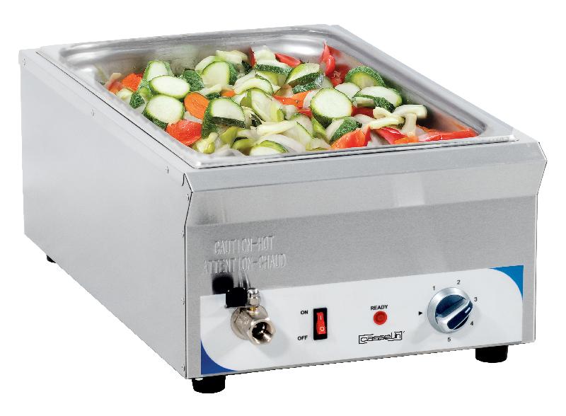 Bain-marie avec robinet de vidange GN 1/1 - 100 mm CASSELIN CBMV100_0